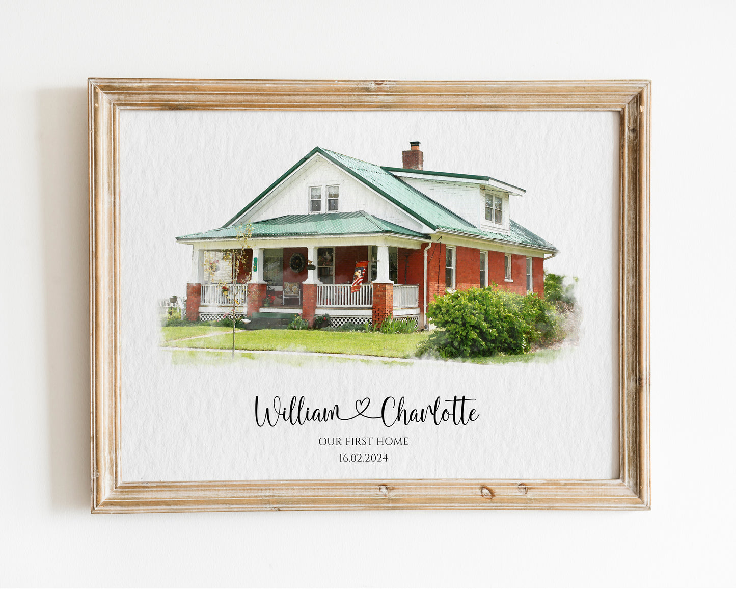 custom house portrait