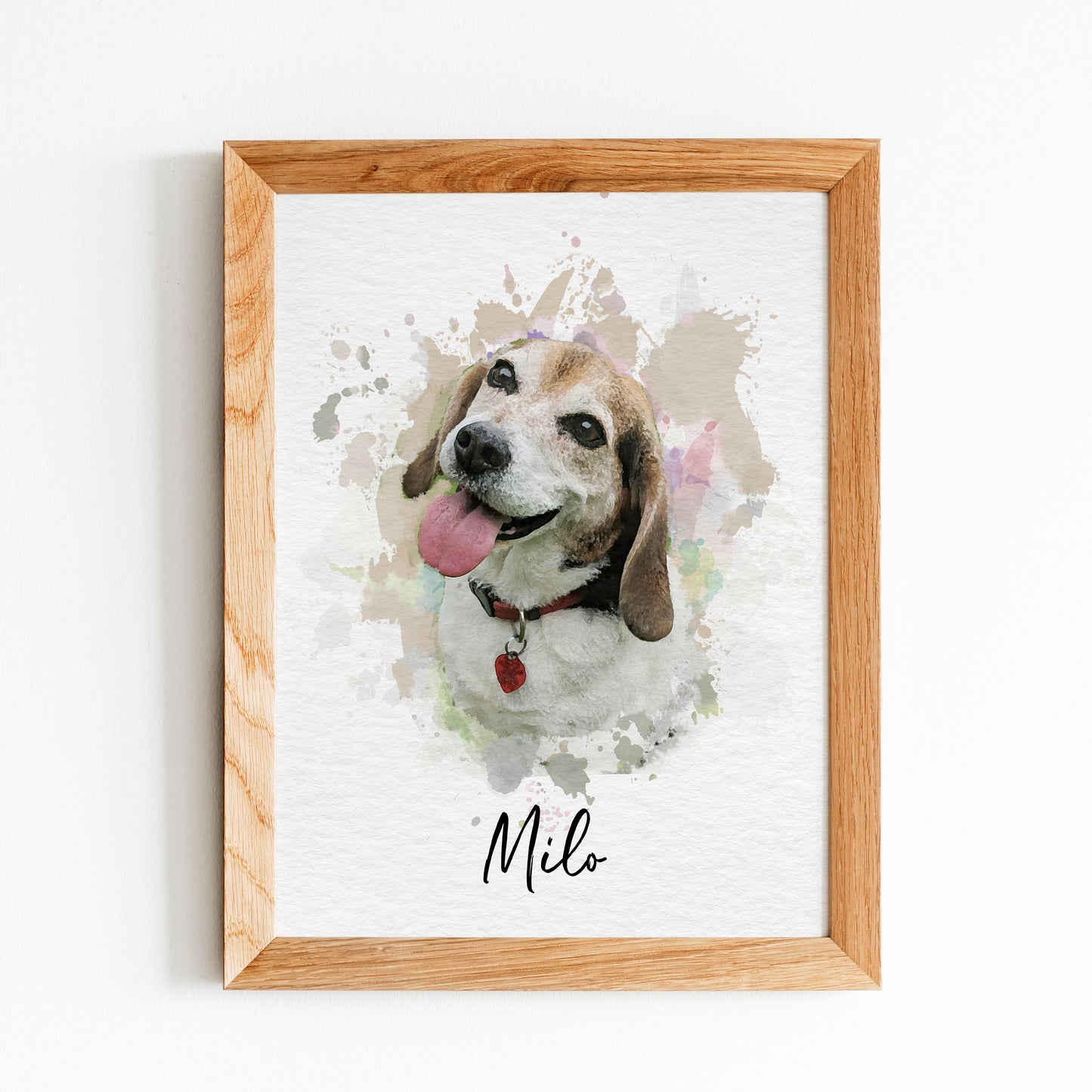digital pet portrait