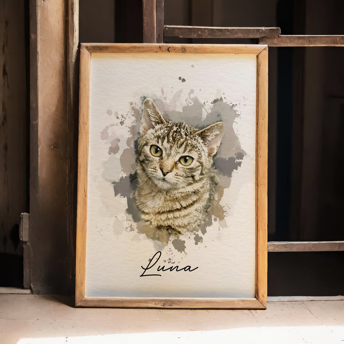 custom cat painting