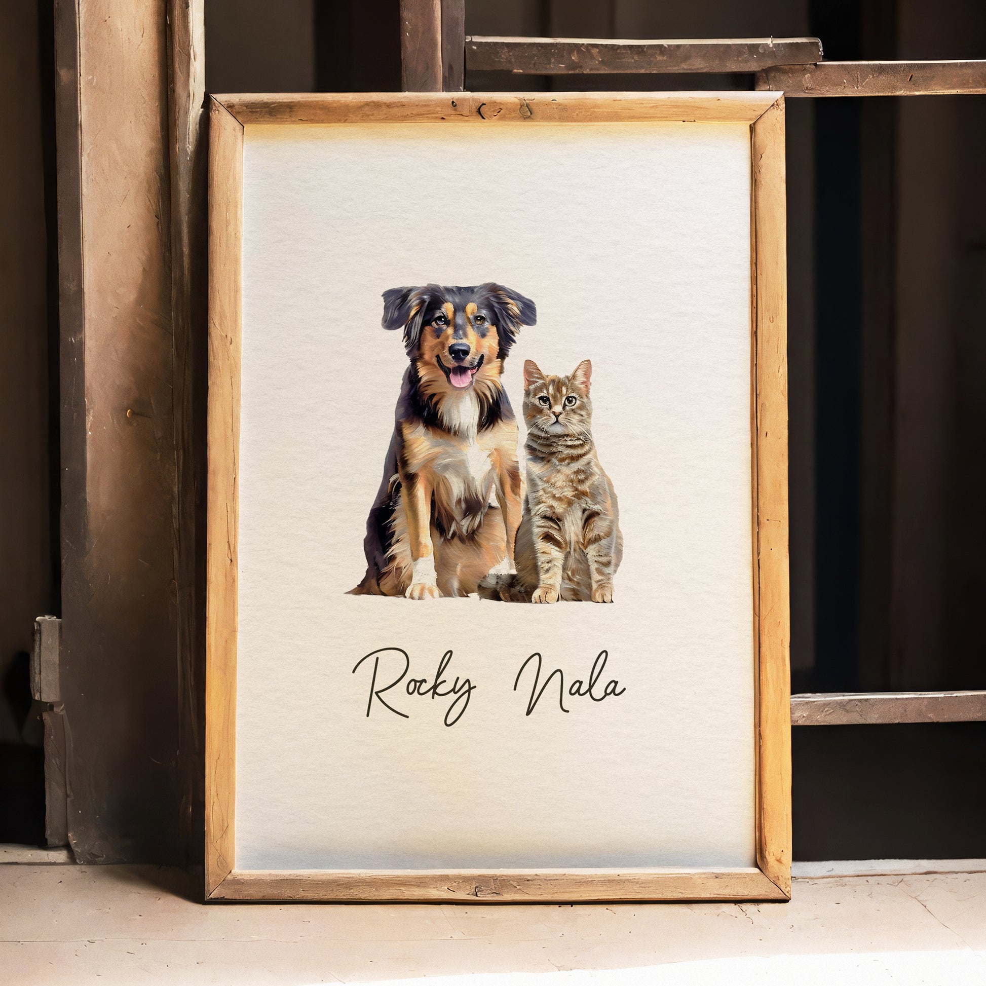 custom dog painting